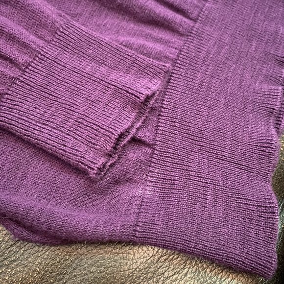 H&M Basic thin purple sweater - Picture 14 of 16